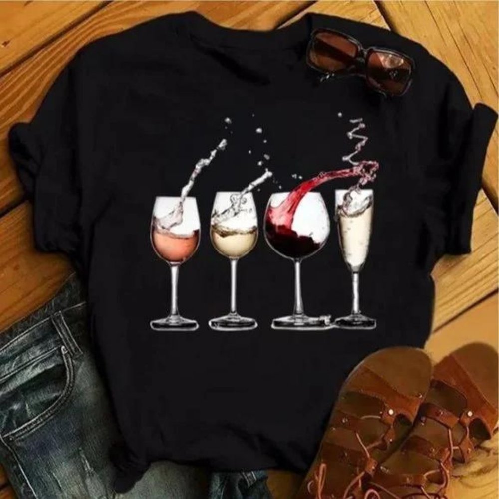 Splash of Wine Graphic Tee